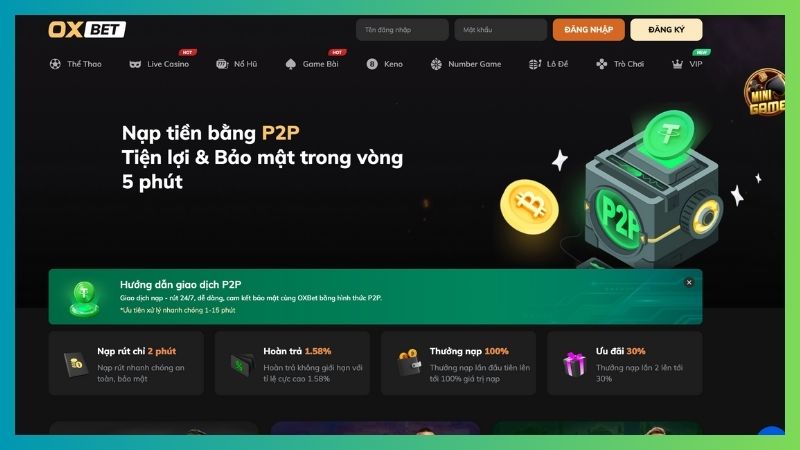 Oxbet – cổng game bắn cá hấp dẫn bậc nhất